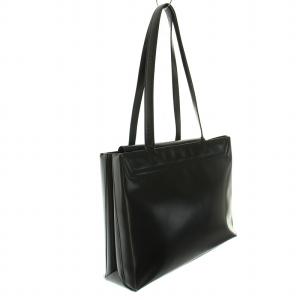 LOEWE ヴィンテージ トートバッグ ビジネスバッグ レザー ロゴ 鞄 黒 ブラック