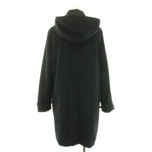 A.P.C. ステンカラーコート ロング アウター フード 38 M 黒 ブラック /YT