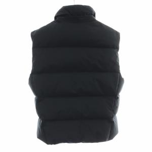 POLO RALPH LAUREN ダウンベスト ビッグポニー ロゴ 刺繍 裾ドロスト L 黒 ブラック