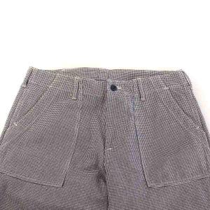 DANTON チノパン 千鳥格子 38 紺 ネイビー
