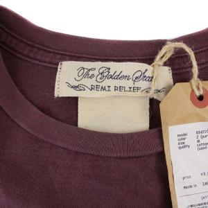 REMI RELIEF Dancing Bear シングルステッチ フェード ヴィンテージ加工 Tシャツ カットソー 半袖 クルーネック