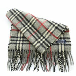 burberrys ヴィンテージ マフラー ノバチェック グレー