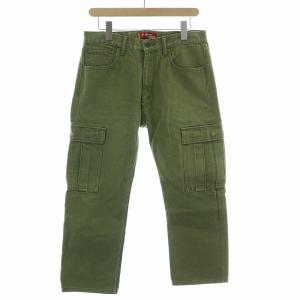 AD2001 デニム パンツ ジーンズ ライン ストライプ プリント PP