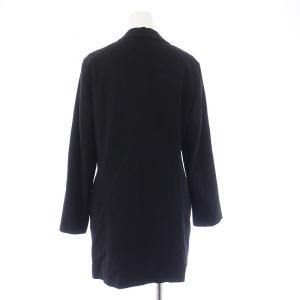 JIL SANDER テーラードジャケット 3B ノーベント ロング 36 S 黒 ブラック