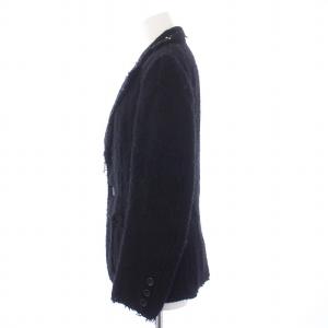 JUNYA WATANABE MAN PINK コムデギャルソン テーラードジャケット シングル スパンコール 裏地キルティング M 黒 ブラック UP-J024