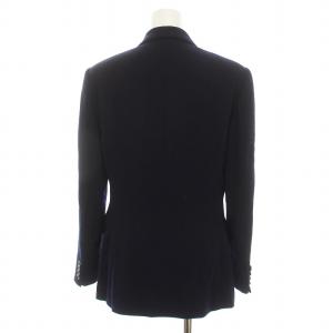 RALPH LAUREN ダブル テーラードジャケット ウール アウター 9 M 紺 ネイビー