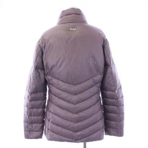 EMPORIO ARMANI EA7 ダウンジャケット アウター スタンドカラー ジップアップ S 紫 パープル /KH