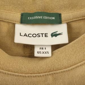 LACOSTE ロンT 長袖 Tシャツ ロゴ カットソー XXS ベージュ