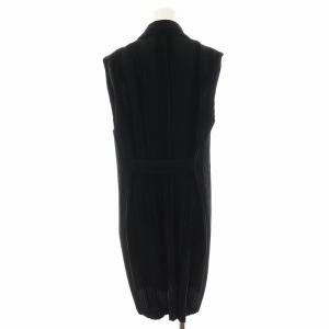 ISSEY MIYAKE ベスト プリーツ M ブラック