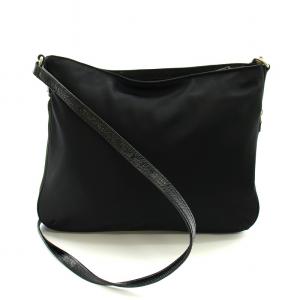kate spade new york ショルダーバッグ ナイロン 鞄 黒 ブラック /DK