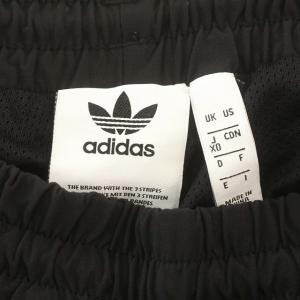 adidas WARM UP TRACK PANTS ナイロンパンツ トラックパンツ ライン XL 黒 ブラック