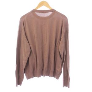 AURALEE ニット セーター 長袖 クルーネック コットン 4 M 茶 ブラウン