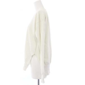 AURALEE ニット カットソー 長袖 クルーネック 1 M アイボリー