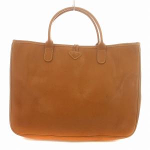Longchamp ハンドバッグ トートバッグ 茶 ブラウン