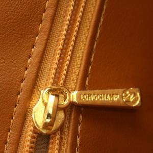 Longchamp ハンドバッグ トートバッグ 茶 ブラウン