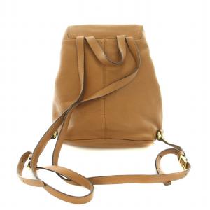 COACH リュックサック デイバッグ レザー 保存袋付き 茶 ブラウン F24385