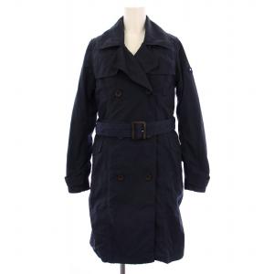 トレンチコート ロング ベルト インナーダウン付き ナイロン 01 ネイビー LTA14A4354 /BM