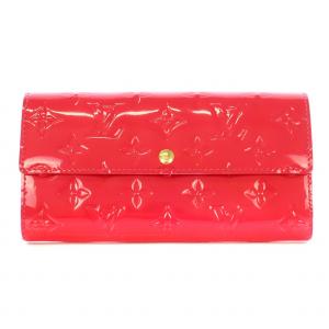 ヴェルニ ポルトフォイユ サラ 二つ折り 長財布 ピンク M93530