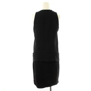 GIVENCHY ワンピース ドレス ミニ タイト ノースリーブ 36 紺 ネイビー /DK