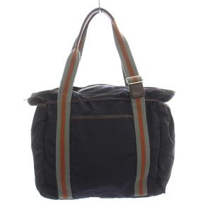 Orobianco トートバッグ ハンドバッグ ナイロン 紺 /YM