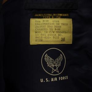 BUZZ RICKSON’S TYPE B-15C MOD A.F.Blue 178th Fighter Interceptor