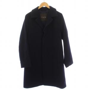 DUNFORD ビーバーステンカラーコート 38 ネイビー G1B71-290-28