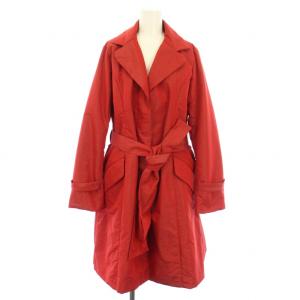 中綿コート ミドル丈 ロング アウター 38 赤 レッド /TK