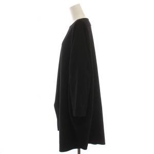 ENFOLD チュニック アシメ 変形 長袖 36 黒 ブラック
