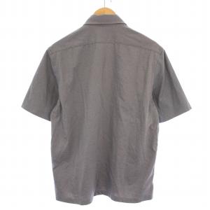 EDIFICE 24SS ストレッチ&防シワ機能 SOLOTEX カルゼポロシャツ 半袖 L グレー 24071300101510