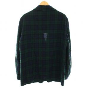 PENDLETON テーラードジャケット チェック柄 L 緑 グリーン 紺 ネイビー