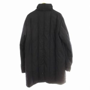 GIORGIO ARMANI Loro Piana STORM SYSTEM CC0616 中綿 コート ストライプ ジャケット 52 ネイビー 濃紺