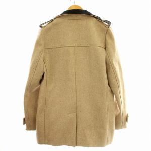 glamb ライダースコート 牛革レザー ウール コート 3 ベージュ /G