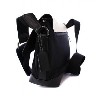 美品】 COACH コーチ パーフォレイテッド F71968 ショルダーバッグ パーフォレイテッド レザー バイクショルダーバッグ ブラック