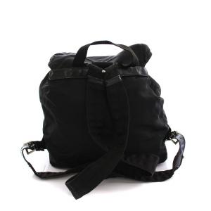 PRADA リュックサック 三角プレート ブラック
