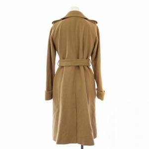 Deuxieme Classe ウールコート アウター ベルト 36 茶 1060103552 /TK