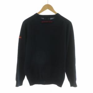 MASTER BUNNY ニット セーター 薄手 プルオーバー 長袖 ワッペン 5 ネイビー 158-6270151 /NQ