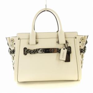 2WAY スワッガー ハンドバッグ 花柄 白 ホワイト 5909127 /EE MT
