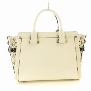 COACH 2WAY スワッガー ハンドバッグ 花柄 白 ホワイト 5909127 /EE MT
