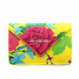 ペーパーミニウォレット 391446 花柄 イエロー