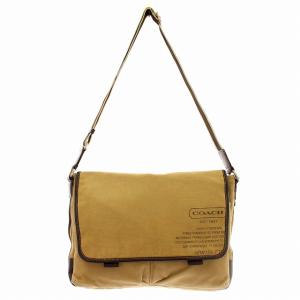 ショルダーバッグ F70587 キャンバス ベージュ 茶 /G