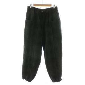 パンツ チェック M ブラック グレー LQ676 /NQ