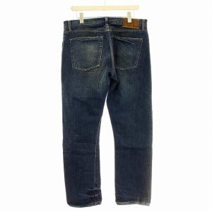 RRL ラルフローレン デニムパンツ Lot 001 ダメージ加工 ボタンフライ 34 インディゴ