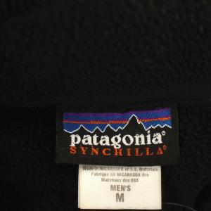 Patagonia SYNCHILLA FLEECE VEST 25184FO シンチラ フリース ベスト M 黒 ブラック