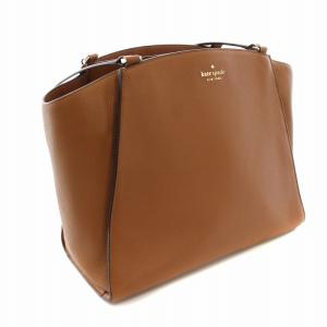 kate spade new york ブリムぺブルレザーラップトップトート トートバッグ レザー 茶 ブラウン K9441 /YT