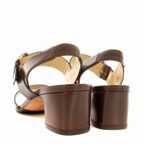 Salvatore Ferragamo ストラップサンダル レザー ガンチーニ ガンチーニ サンダル レザー ストラップ 6 茶 ブラウン /G（2025/03/22