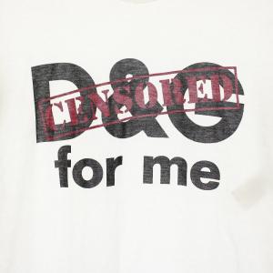 DOLCE&GABBANA フォーミーミレニアルズホワイトクイーンTシャツ For Me millennials White queen