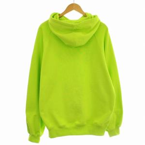 URBAN RESEARCH 23AW UR TECH スウェットパーカー UR36-11M007 ネオンカラー パーカー M 黄緑 蛍光グリーン