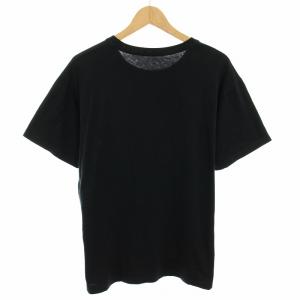 GUCCI 21AW インターロッキングG Tシャツ カットソー クルーネック 半袖 GG柄 プリント M 黒 ブラック