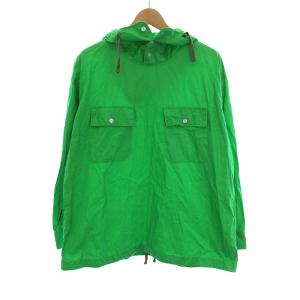 プルオーバーパーカー コットン S 緑 /YM