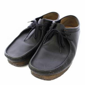 ワラビーシューズ レザー 9.5 27.5cm 黒 /TK